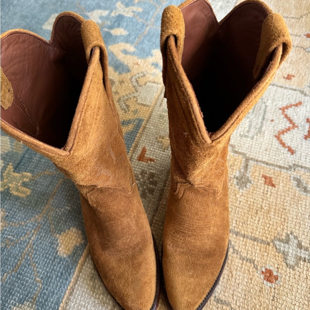 Tecova “The Josie” Sienna Suede Cowboy Boot